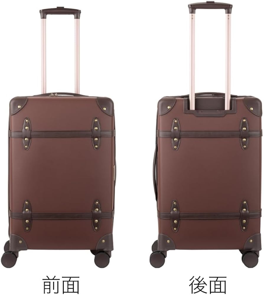 E　スウィングキャリー　ブラウン エッジリンク EDGELINK スーツケース キャリーケース フロントオープン